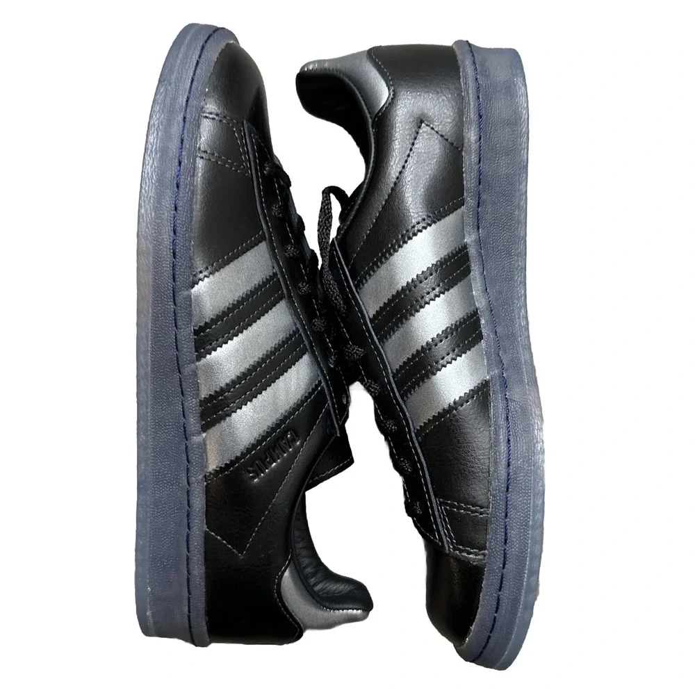Adidas Campus 80s LA Rave Scene Core Black Silver Mens Size 7 GY4600 NWOB